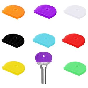 FYACCD 8 Pcs Couvres-Clés Flexibles en Caoutchouc, Étiquettes d'Identification Colorées 8 Couleurs - Publicité FYACCD 8 Pcs Couvres-Clés Flexibles en Caoutchouc, Étiquettes d'Identification Colorées 8 Couleurs - Publicité