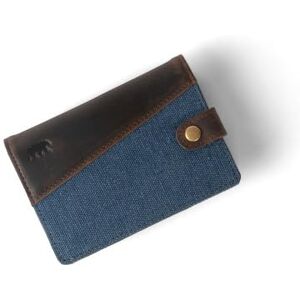 Alaskan MAKER Portefeuille Compact XL Cuir Pleine Fleur & Coton 10 Cartes, Billets & Pièces Protection RFID Anti-Piratage Compartiment Aimanté Système Pull-Out (Bleu Marine) - Publicité Alaskan MAKER Portefeuille Compact XL Cuir Pleine Fleur & Coton 10 Cartes, Billets & Pièces Protection RFID Anti-Piratage Compartiment Aimanté Système Pull-Out (Bleu Marine) - Publicité