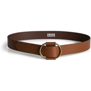 PIECES PCPILJA Ceinture en cuir pour homme FC Noos, Root Beer, 85 cm - Publicité PIECES PCPILJA Ceinture en cuir pour homme FC Noos, Root Beer, 85 cm - Publicité
