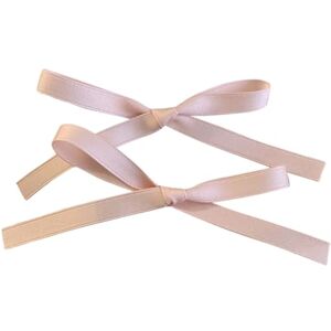 Lot de 2 pinces à cheveux pour femme avec nœud papillon et queue longue Pinces à cheveux solides pour fille Accessoires pour cheveux longs Barrettes à cheveux avec nœud AmB575 (rose, taille - Publicité