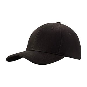 4sold Casquette Baseball Snapback Hip Pop Couleur Unie Ajustable 6 Panneaux Taille Unique Golf Hat Motorcycle Trucker Cap Homme Femme (Black) - Publicité