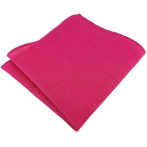 TigerTie Pochette en tissu uni uni 100 % lin Dimensions du mouchoir : 26 x 26 cm, magenta, Taille Unique - Publicité TigerTie Pochette en tissu uni uni 100 % lin Dimensions du mouchoir : 26 x 26 cm, magenta, Taille Unique - Publicité