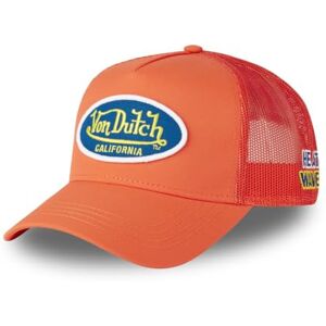 Von Dutch Casquette Homme & Femme Poly, Casquette Trucker Ajustable, Orange Taille TU - Publicité Von Dutch Casquette Homme & Femme Poly, Casquette Trucker Ajustable, Orange Taille TU - Publicité