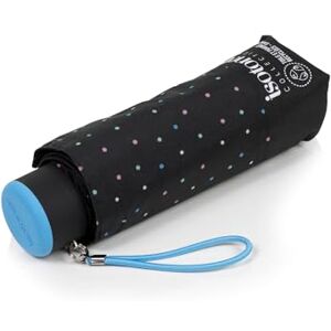 Isotoner Parapluie compact, solide, ultra déperlant, à ouverture manuelle, mini pois - Publicité Isotoner Parapluie compact, solide, ultra déperlant, à ouverture manuelle, mini pois - Publicité