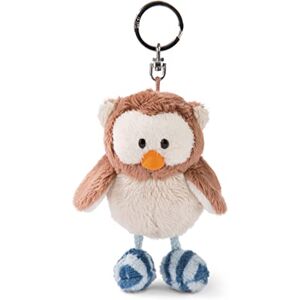 NICI Oscar 48967 Keyring Owl 10 cm Brown with Rotating Head Cuddly Toy Pendant with Key Ring for Lanyard, Keychain & Key Holder - Publicité NICI Oscar 48967 Keyring Owl 10 cm Brown with Rotating Head Cuddly Toy Pendant with Key Ring for Lanyard, Keychain & Key Holder - Publicité