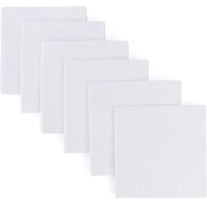 NIMeng Mouchoirs pour homme en pur coton doux blanc mouchoir, blanc, 41 cm - Publicité NIMeng Mouchoirs pour homme en pur coton doux blanc mouchoir, blanc, 41 cm - Publicité