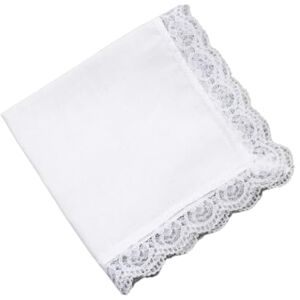 xbiez Mouchoirs blancs pour femme en coton avec bordure en dentelle super doux et lavable, blanc, taille unique - Publicité xbiez Mouchoirs blancs pour femme en coton avec bordure en dentelle super doux et lavable, blanc, taille unique - Publicité