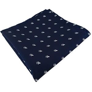 TigerTie Mouchoir de poche design à motif lys Dimensions : 30 x 30 cm. Bleu Taille Unique - Publicité TigerTie Mouchoir de poche design à motif lys Dimensions : 30 x 30 cm. Bleu Taille Unique - Publicité