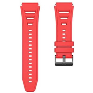 XLXKGPGKMK Bracelet en Silicone de 22 mm avec Boucle Acier Inoxydable, Remplacement Caoutchouc Souple for système dégagement Rapide(Deep Red (Black Button)) - Publicité XLXKGPGKMK Bracelet en Silicone de 22 mm avec Boucle Acier Inoxydable, Remplacement Caoutchouc Souple for système dégagement Rapide(Deep Red (Black Button)) - Publicité