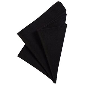 DonDon Mouchoir de poche pour homme 23 x 23 cm en coton, pliage facile, style Tweed monochrome Noir - Publicité DonDon Mouchoir de poche pour homme 23 x 23 cm en coton, pliage facile, style Tweed monochrome Noir - Publicité