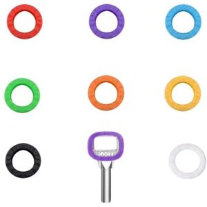 FYACCD 8 Pcs Couvres Clés Flexibles Caches Colorés en Caoutchouc pour Identification 8 Couleurs - Publicité FYACCD 8 Pcs Couvres Clés Flexibles Caches Colorés en Caoutchouc pour Identification 8 Couleurs - Publicité