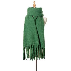 HIHELO Écharpes pour femmes écharpe d'hiver épaisse chaude douce châle écharpe vert, Vert - Publicité HIHELO Écharpes pour femmes écharpe d'hiver épaisse chaude douce châle écharpe vert, Vert - Publicité