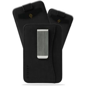 AKIELO Porte Cartes et Pince à Billets RFID Blocage avec Coffret Cadeau – Porte Cartes Compact et Fin – Portefeuille Homme Minimaliste (Charlie Édition Noir Pince à Billets) - Publicité AKIELO Porte Cartes et Pince à Billets RFID Blocage avec Coffret Cadeau – Porte Cartes Compact et Fin – Portefeuille Homme Minimaliste (Charlie Édition Noir Pince à Billets) - Publicité
