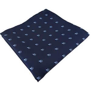 TigerTie Mouchoir de poche design à motif lys Dimensions : 30 x 30 cm. Bleu Taille Unique - Publicité TigerTie Mouchoir de poche design à motif lys Dimensions : 30 x 30 cm. Bleu Taille Unique - Publicité