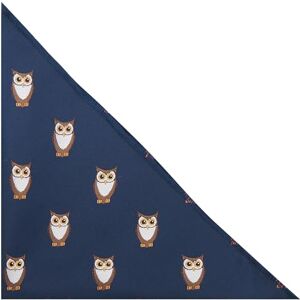 King & Priory Mouchoir de poche carré brodé bleu marine hibou, bleu, taille unique - Publicité King & Priory Mouchoir de poche carré brodé bleu marine hibou, bleu, taille unique - Publicité