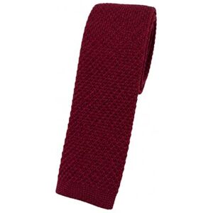 TigerTie qualité cravate tricotée en bordeaux bordeaux unicolor - - Publicité TigerTie qualité cravate tricotée en bordeaux bordeaux unicolor - - Publicité
