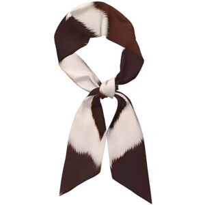 WHJDPP Écharpe tendance pour femme en cuir de vache rouge et marron Convient comme foulard, écharpe, accessoires de vêtements, accessoires de sac à main - Publicité WHJDPP Écharpe tendance pour femme en cuir de vache rouge et marron Convient comme foulard, écharpe, accessoires de vêtements, accessoires de sac à main - Publicité