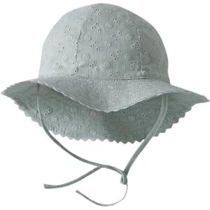 VERTBAUDET Chapeau en Broderie Anglaise bébé Fille Vert Sauge 37/43CM (3/6M) - Publicité VERTBAUDET Chapeau en Broderie Anglaise bébé Fille Vert Sauge 37/43CM (3/6M) - Publicité