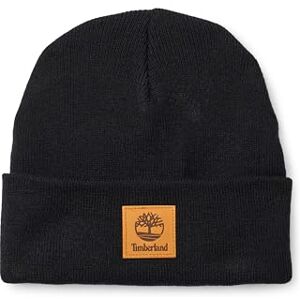 Timberland Women's Classic Tall Beanie, Black Leather Patch, One Size - Publicité Timberland Women's Classic Tall Beanie, Black Leather Patch, One Size - Publicité