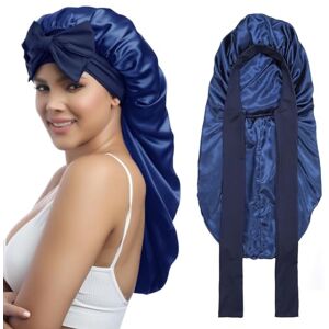 Coubeau Long Bonnet Satin Cheveux Nuit pour Femmes Bonnet élastique pour Soin Cheveux bouclés Large Bande élastique et Tissu Soyeux pour protéger Vos Boucles Pendant la Nuit - Publicité Coubeau Long Bonnet Satin Cheveux Nuit pour Femmes Bonnet élastique pour Soin Cheveux bouclés Large Bande élastique et Tissu Soyeux pour protéger Vos Boucles Pendant la Nuit - Publicité