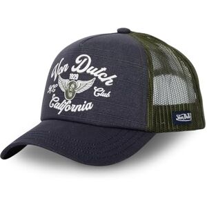 Von Dutch Casquette Homme & Femme Crew, Casquette Trucker Ajustable avec Snapback, Bleu Taille TU - Publicité Von Dutch Casquette Homme & Femme Crew, Casquette Trucker Ajustable avec Snapback, Bleu Taille TU - Publicité