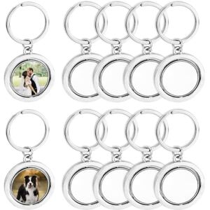 ISTOVO Lot de 10 Porte-Clés en Métal Rotatifs à 360° pour Sublimation Recto Verso - Publicité ISTOVO Lot de 10 Porte-Clés en Métal Rotatifs à 360° pour Sublimation Recto Verso - Publicité