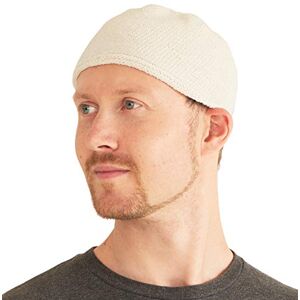 CHARM Chapeau Homme Bonnet Court Islam Kufi Beanie Crane Chauve en Coton Elastique Skull Cap Mode Ajusté Fait À La Main en 2 Tailles Blanc - Publicité CHARM Chapeau Homme Bonnet Court Islam Kufi Beanie Crane Chauve en Coton Elastique Skull Cap Mode Ajusté Fait À La Main en 2 Tailles Blanc - Publicité