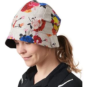 CHARM Chapeau Femme Soleil Pliable Doublé en Coton Bio, Bonnet Casquette D'Été avec Protection UV UFP 50, Bob Floppy À Motifs pour Peau Sensible Chimio Fleur Gris - Publicité CHARM Chapeau Femme Soleil Pliable Doublé en Coton Bio, Bonnet Casquette D'Été avec Protection UV UFP 50, Bob Floppy À Motifs pour Peau Sensible Chimio Fleur Gris - Publicité