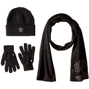Timberland Double Layer Scarf, Cuffed Beanie & Magic Glove Gift Set Ensemble d'accessoires d'hiver, Noir, Taille Unique Homme - Publicité Timberland Double Layer Scarf, Cuffed Beanie & Magic Glove Gift Set Ensemble d'accessoires d'hiver, Noir, Taille Unique Homme - Publicité