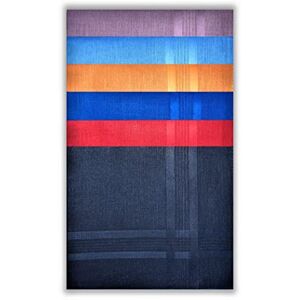 Style Square Mouchoirs pour homme, 100 % pur coton doux, mouchoir de poche carré, motif coloré, excellent cadeau, 43 x 43 cm, 43 CM - Publicité Style Square Mouchoirs pour homme, 100 % pur coton doux, mouchoir de poche carré, motif coloré, excellent cadeau, 43 x 43 cm, 43 CM - Publicité