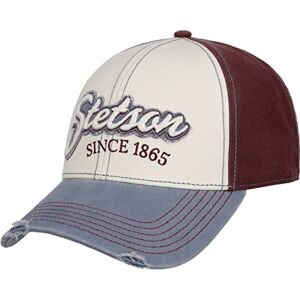 Stetson Casquette Tricolour Vintage Distressed Femme/Homme Curved Brim Cap de Baseball Boucle en Metal, avec Visiere Hiver Automne Printemps Ete Printemps-ete Taille Unique Blanc Creme - Publicité Stetson Casquette Tricolour Vintage Distressed Femme/Homme Curved Brim Cap de Baseball Boucle en Metal, avec Visiere Hiver Automne Printemps Ete Printemps-ete Taille Unique Blanc Creme - Publicité