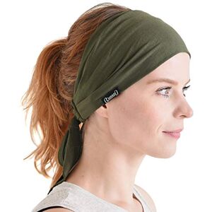 CHARM Bandeau Cheveux Femme En Viscose, Bandana Pirate Homme Pré Attaché, Foulard Danse Style Boheme, Serre Tete Japonais Kaki - Publicité CHARM Bandeau Cheveux Femme En Viscose, Bandana Pirate Homme Pré Attaché, Foulard Danse Style Boheme, Serre Tete Japonais Kaki - Publicité