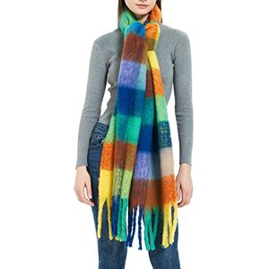 Aodafei Echarpe Femme Hiver Plaid,Grande écharpes Femmes Longues Chaude Écharpe Châle Plaid Multicolore,Orange Vert Arc-en-ciel,xxl - Publicité Aodafei Echarpe Femme Hiver Plaid,Grande écharpes Femmes Longues Chaude Écharpe Châle Plaid Multicolore,Orange Vert Arc-en-ciel,xxl - Publicité