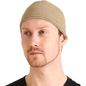 CHARM Chapeau Homme Bonnet Court Islam Kufi Beanie Crane Chauve en Coton Elastique Skull Cap Mode Ajusté Fait À La Main en 2 Tailles Beige - Publicité CHARM Chapeau Homme Bonnet Court Islam Kufi Beanie Crane Chauve en Coton Elastique Skull Cap Mode Ajusté Fait À La Main en 2 Tailles Beige - Publicité