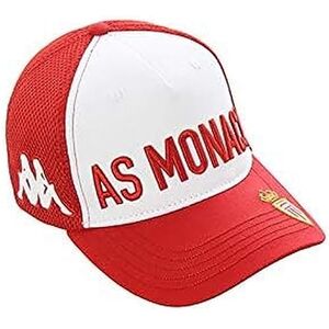 Kappa ASETY 3 MONACO Casquette Mixte Adulte Rouge/Blanc - Publicité Kappa ASETY 3 MONACO Casquette Mixte Adulte Rouge/Blanc - Publicité