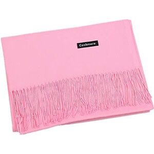 freesiom Echarpe Unisexe Homme Femme Hiver Automne Chaude Cachemire Longue Couleur Uni Frange Châle Foulard Tour Cache Cou Mode Simple Elegant Douce (Rose Clair) - Publicité freesiom Echarpe Unisexe Homme Femme Hiver Automne Chaude Cachemire Longue Couleur Uni Frange Châle Foulard Tour Cache Cou Mode Simple Elegant Douce (Rose Clair) - Publicité