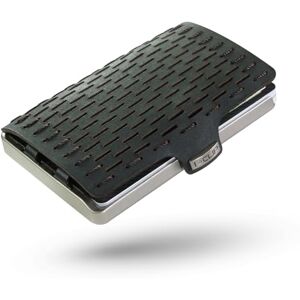 I-CLIP Mini portefeuille en acier inoxydable avec compartiment à monnaie Portefeuille fin avec pince à billets Petit portefeuille pour homme Jusqu'à 10 cartes Cuir véritable satiné noir - Publicité I-CLIP Mini portefeuille en acier inoxydable avec compartiment à monnaie Portefeuille fin avec pince à billets Petit portefeuille pour homme Jusqu'à 10 cartes Cuir véritable satiné noir - Publicité
