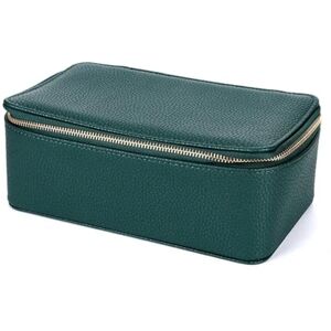 LTYKNGH Pochette Bijoux Boîte à bijoux de voyage portable en cuir PU avec 6/12 petites pochettes et grande capacité rangement(Green) - Publicité LTYKNGH Pochette Bijoux Boîte à bijoux de voyage portable en cuir PU avec 6/12 petites pochettes et grande capacité rangement(Green) - Publicité