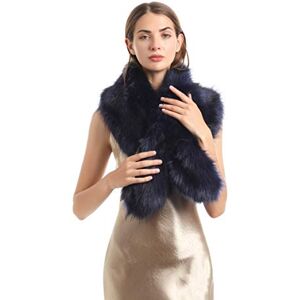 soul young Col Fausse Fourrure Femmes Hiver Dames Echarpe Etoles Châle(120CM,Bleu) - Publicité soul young Col Fausse Fourrure Femmes Hiver Dames Echarpe Etoles Châle(120CM,Bleu) - Publicité