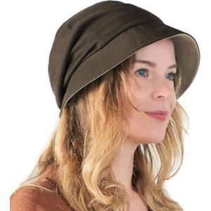 CHARM Chapeau De Soleil 100% Coton Bio Mode Japonais, Casquette Été Femme Style Bob, Bonnet Chimio Femme Réversible Et Pliable Marron & Beige Gris - Publicité CHARM Chapeau De Soleil 100% Coton Bio Mode Japonais, Casquette Été Femme Style Bob, Bonnet Chimio Femme Réversible Et Pliable Marron & Beige Gris - Publicité