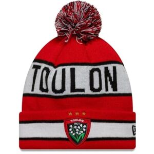 New Era Bonnet à Pompon RC Toulonnais Rugby Adulte Taille Unique Rouge/Blanc - Publicité New Era Bonnet à Pompon RC Toulonnais Rugby Adulte Taille Unique Rouge/Blanc - Publicité