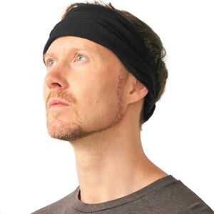 CHARM Bandeau Bandana en Coton pour Femmes et Hommes, Noeud Cheveux Élastique Yoga, Style Bohème Noir M - Publicité CHARM Bandeau Bandana en Coton pour Femmes et Hommes, Noeud Cheveux Élastique Yoga, Style Bohème Noir M - Publicité