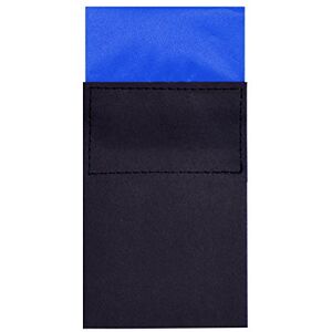 DonDon Mouchoir carré Pochette de costume pour homme pré-plié sur carton avec taille ajustable bleu - Publicité DonDon Mouchoir carré Pochette de costume pour homme pré-plié sur carton avec taille ajustable bleu - Publicité