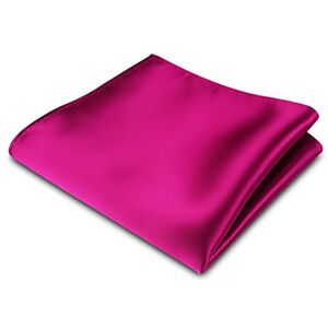Greenlans Mouchoir de poche carré en satin uni pour homme pour fête de mariage, rose rouge, Taille unique - Publicité Greenlans Mouchoir de poche carré en satin uni pour homme pour fête de mariage, rose rouge, Taille unique - Publicité