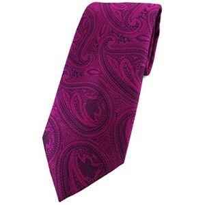 TigerTie Cravate design, motif cachemire, coupe classique, Krawattengröße: ca. Länge 150 cm, Breite 8 cm - Publicité TigerTie Cravate design, motif cachemire, coupe classique, Krawattengröße: ca. Länge 150 cm, Breite 8 cm - Publicité
