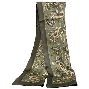 UK_Stone Hommes 100% Soie Foulard Echarpe Tissage (Paisley #2 vert) - Publicité UK_Stone Hommes 100% Soie Foulard Echarpe Tissage (Paisley #2 vert) - Publicité