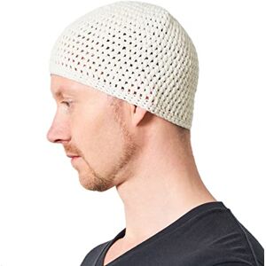 CHARM Chapeau Homme Kufi 100% Coton Bonnet Priere Islam Crochet Tricot Doux Peau Sensible Soins Chimio Femme Blanc - Publicité CHARM Chapeau Homme Kufi 100% Coton Bonnet Priere Islam Crochet Tricot Doux Peau Sensible Soins Chimio Femme Blanc - Publicité