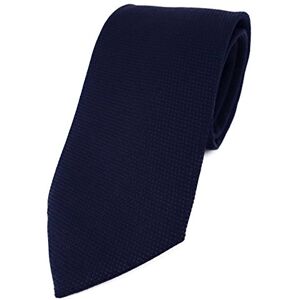 TigerTie Cravate design piqué à motifs – 100 % coton – Largeur de la cravate : 8 cm, Marine, Krawattengröße: ca. Länge 150 cm, Breite 8 cm - Publicité TigerTie Cravate design piqué à motifs – 100 % coton – Largeur de la cravate : 8 cm, Marine, Krawattengröße: ca. Länge 150 cm, Breite 8 cm - Publicité