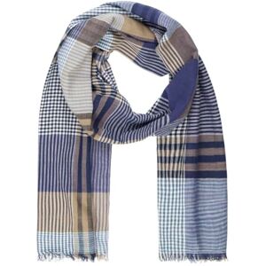 Lindenmann écharpe/écharpe tissée hommes 100% coton, foulard hommes, bleu-beige-noir - Publicité Lindenmann écharpe/écharpe tissée hommes 100% coton, foulard hommes, bleu-beige-noir - Publicité
