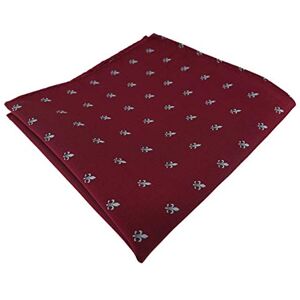 TigerTie Mouchoir de poche design à motif lys Dimensions : 30 x 30 cm. Rouge Taille Unique - Publicité TigerTie Mouchoir de poche design à motif lys Dimensions : 30 x 30 cm. Rouge Taille Unique - Publicité